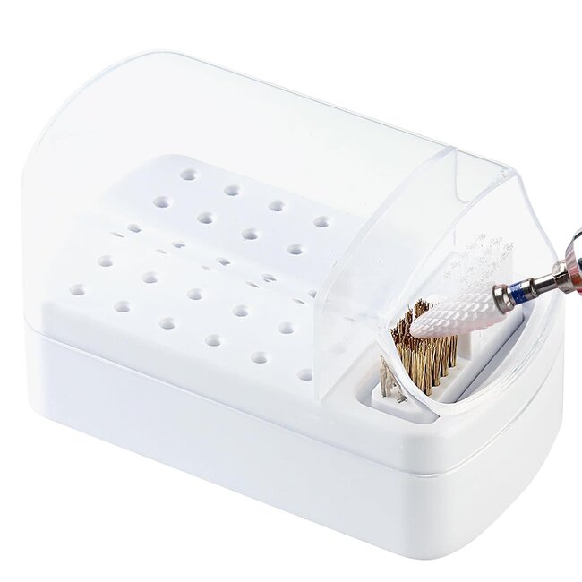 Folding Bit Holder - 30 Hole - White