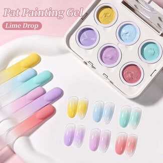 Born Pretty Born Pretty - Cushion Patting Gel Palette - Lime Drop