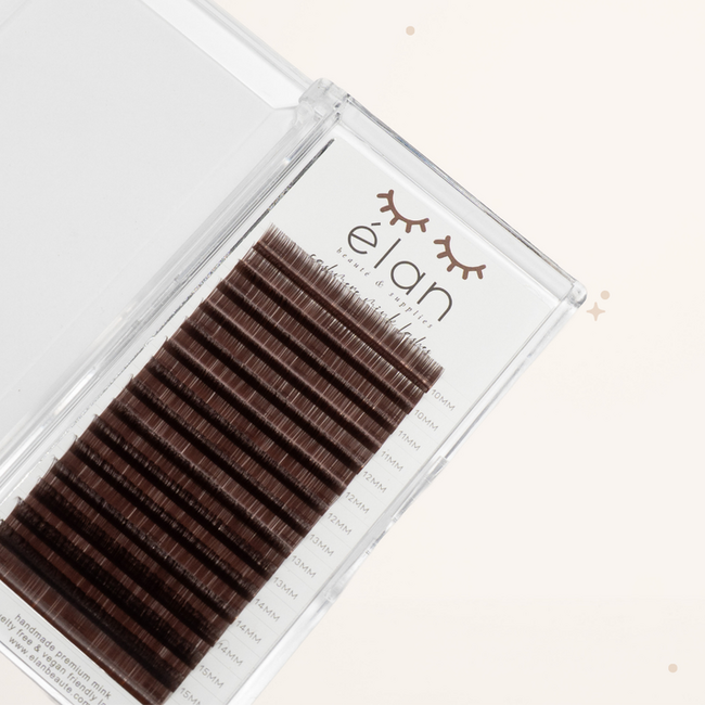 Elan - Lash - Cashmere Mink - Dark Brown - 0.05 - CC Curl - MIX (10-15)