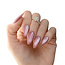 Pink Mask - Gel Polish - Misty Rose - Crystal Nude Cat Eye
