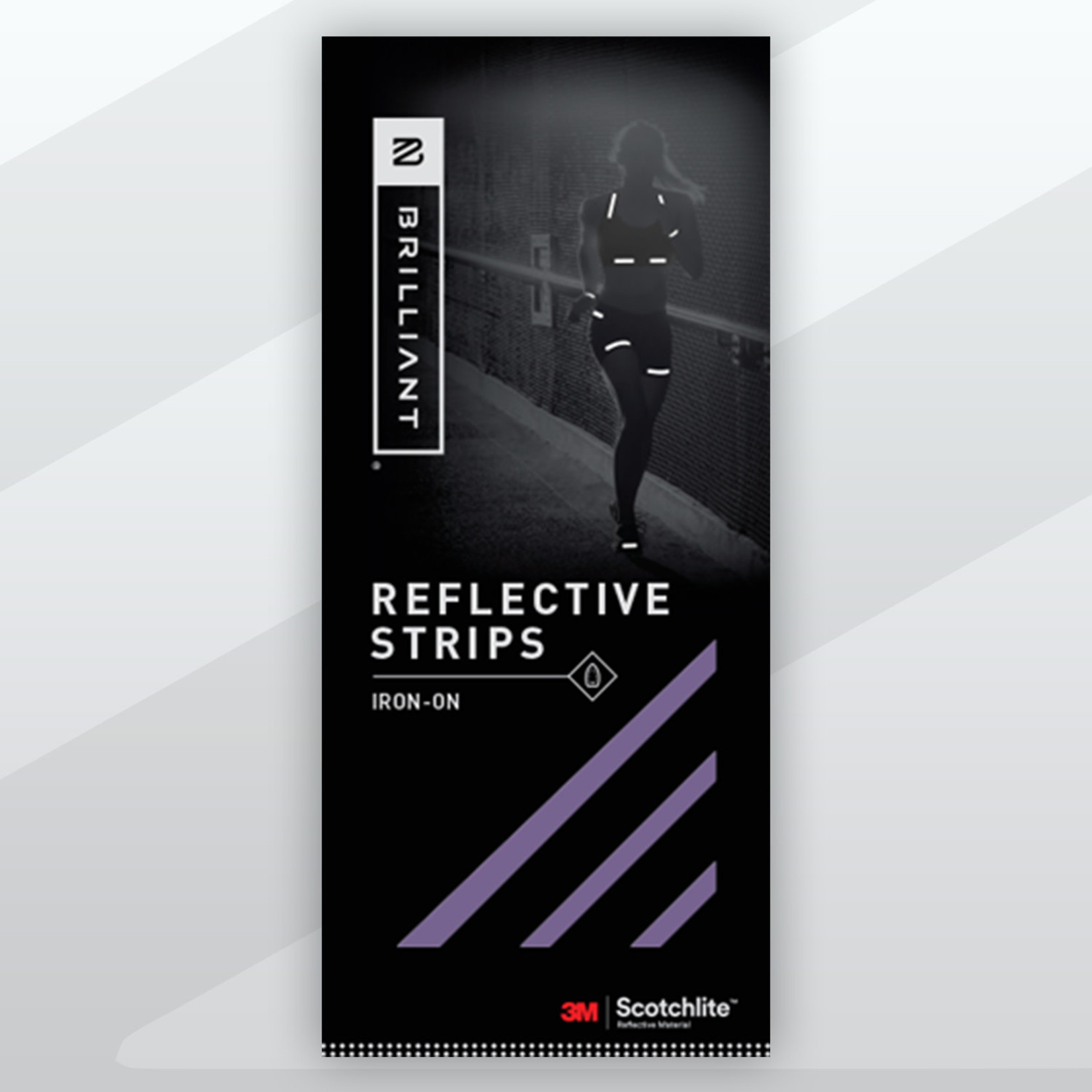 Brilliant Reflective Strips Iron-On