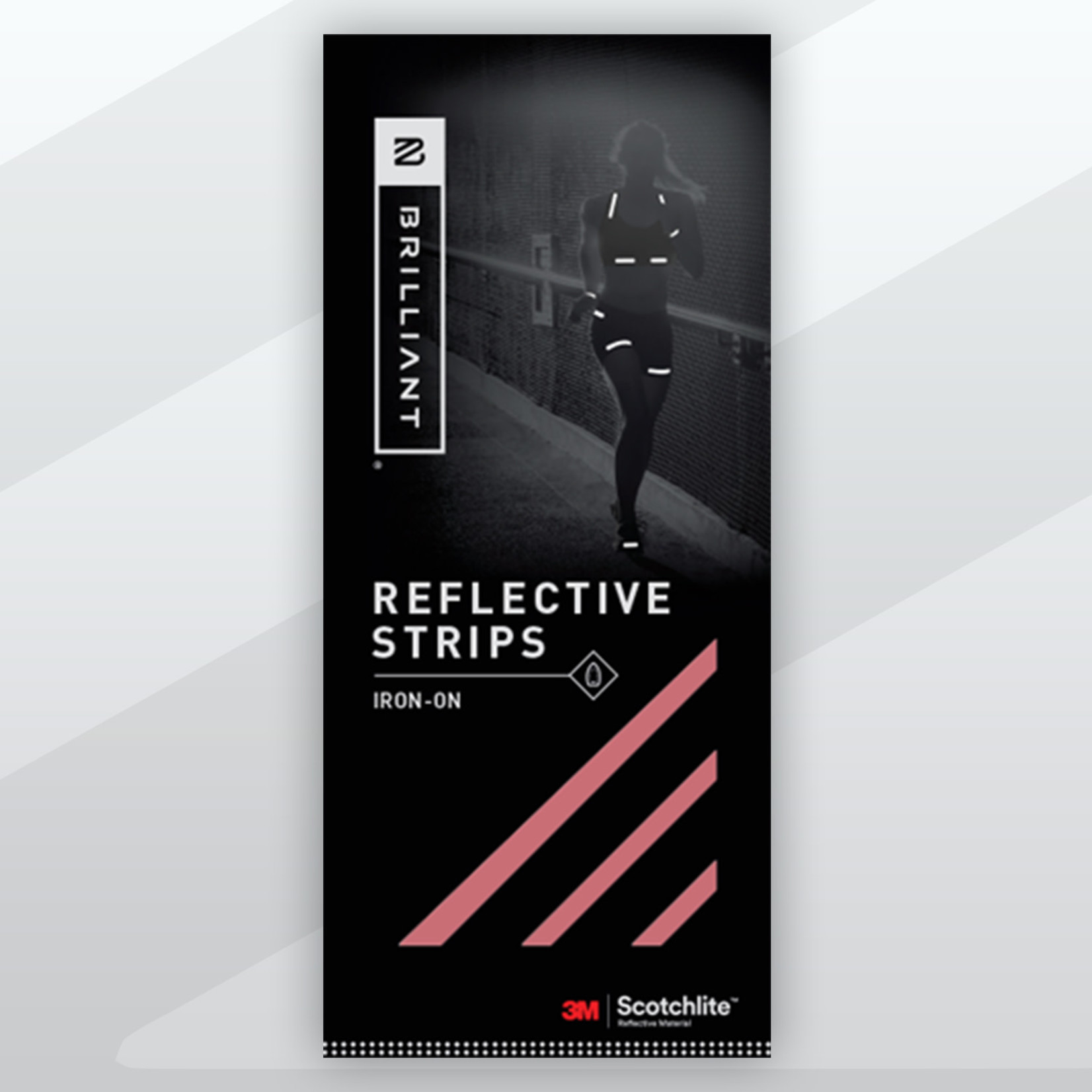 Brilliant Reflective Strips Iron-On