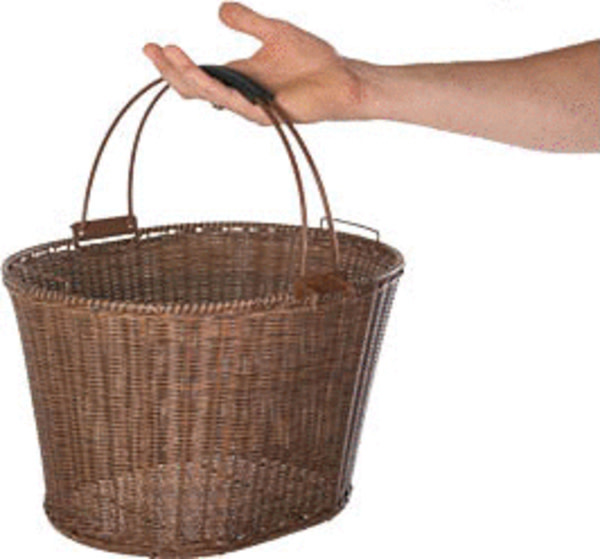 St. Lawrence Wicker QR Basket - Bishop's Family Cycles