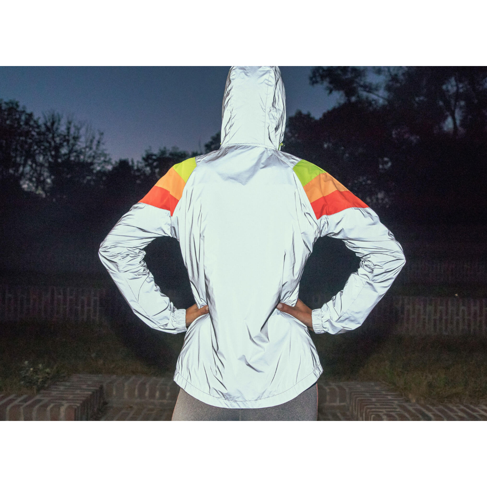 Gofluo Gofluo, Florence, Reflective Windbreaker