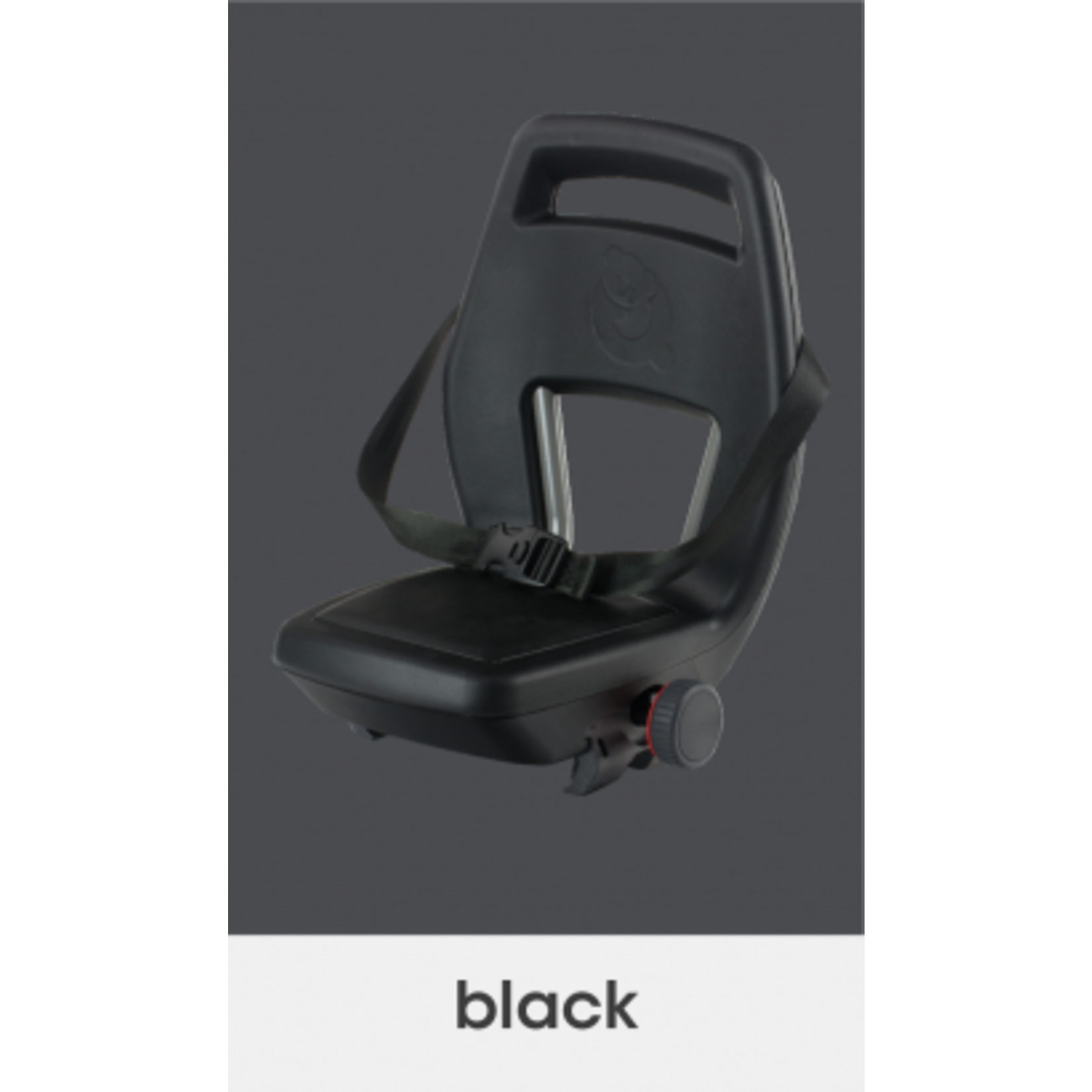 Qibbel Qibbel, 6+ Junior seat, Black w/ footrests