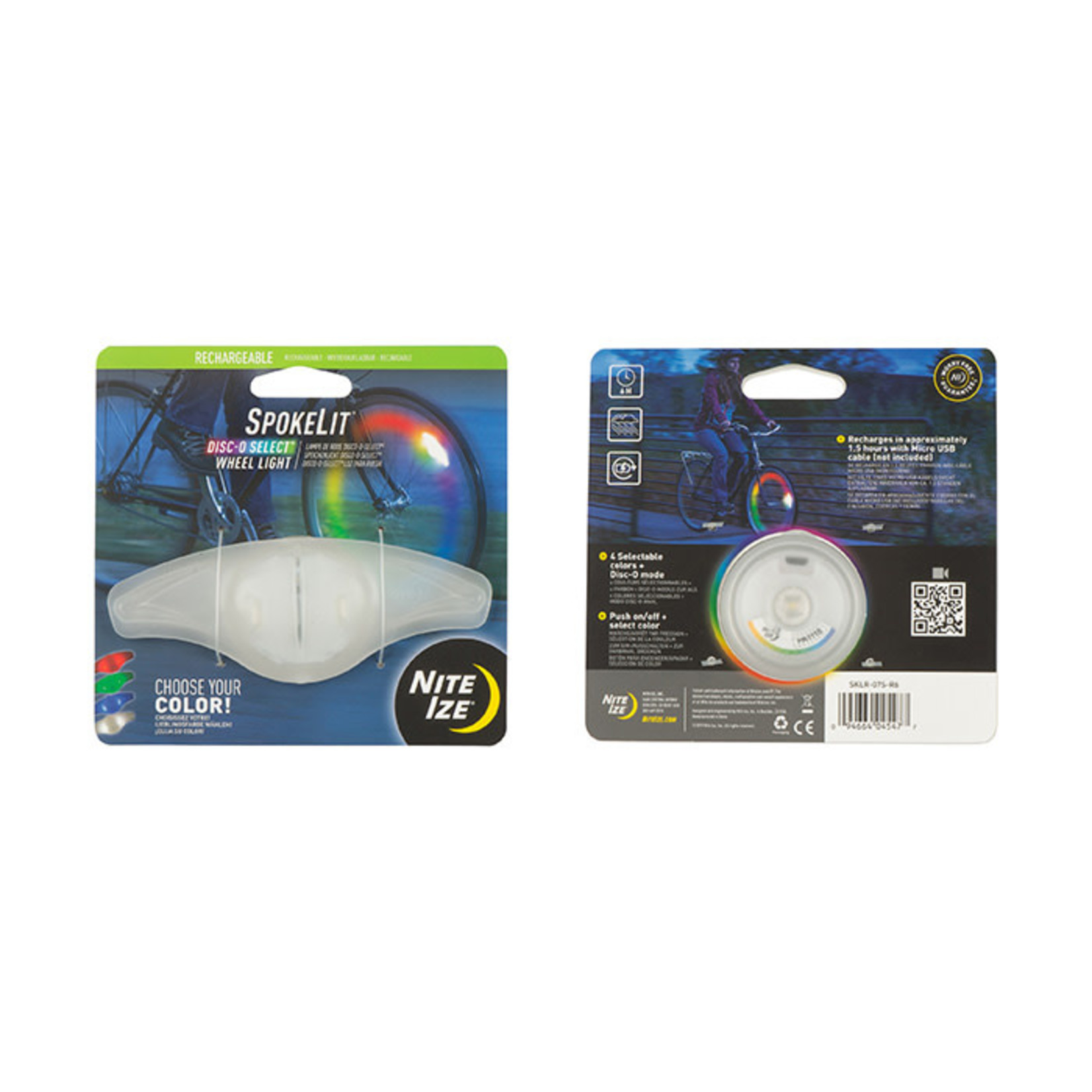 Nite Ize Nite ize Spokelit, Disc-O Select, USB rechargeable