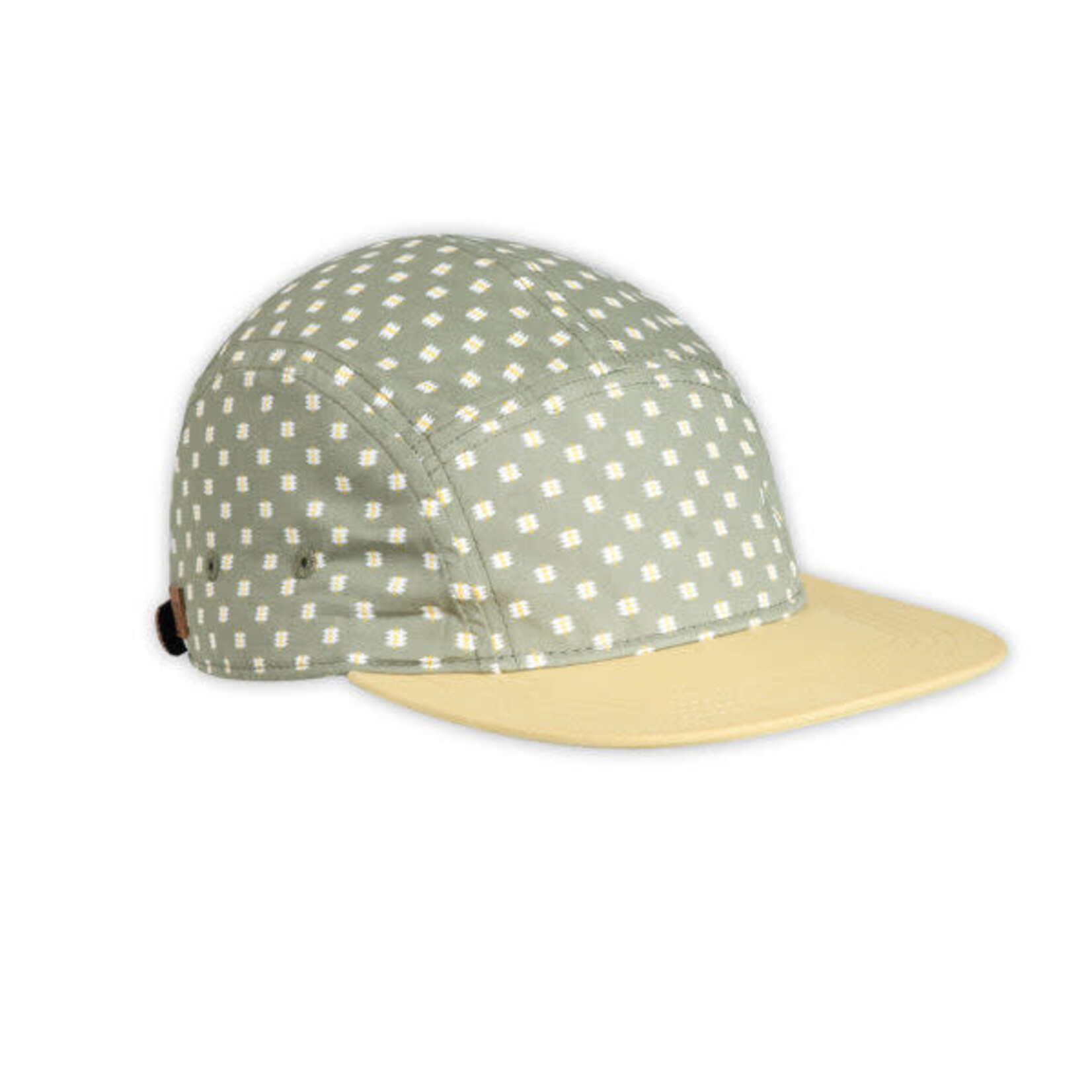 Hat | Drifter 5 Panel Snapback - Sage/Off White