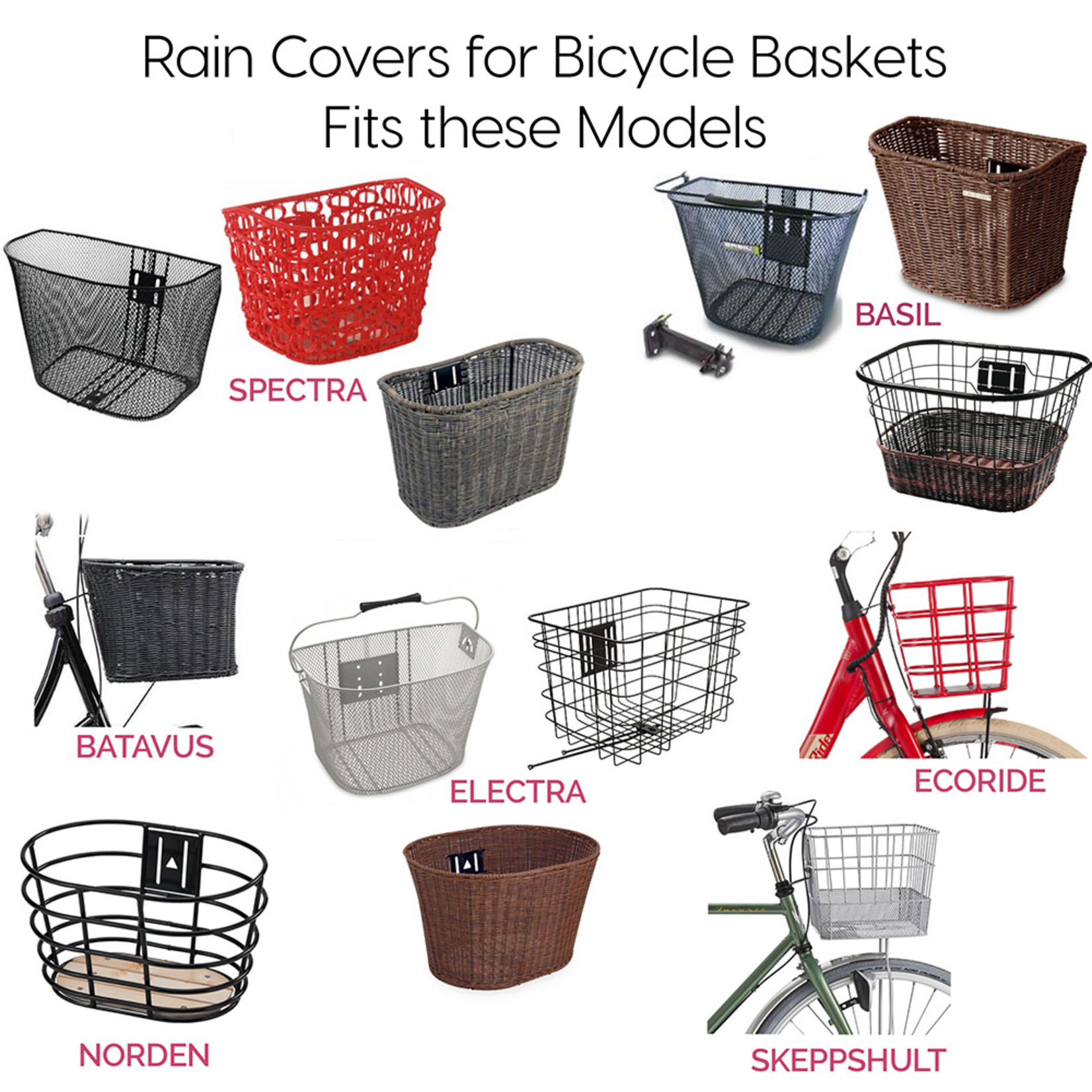 WeatherGoods Sweden, Luna Basket Cover Front