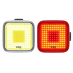 Knog Knog Blinder Square Front & Rear; lights twin pack