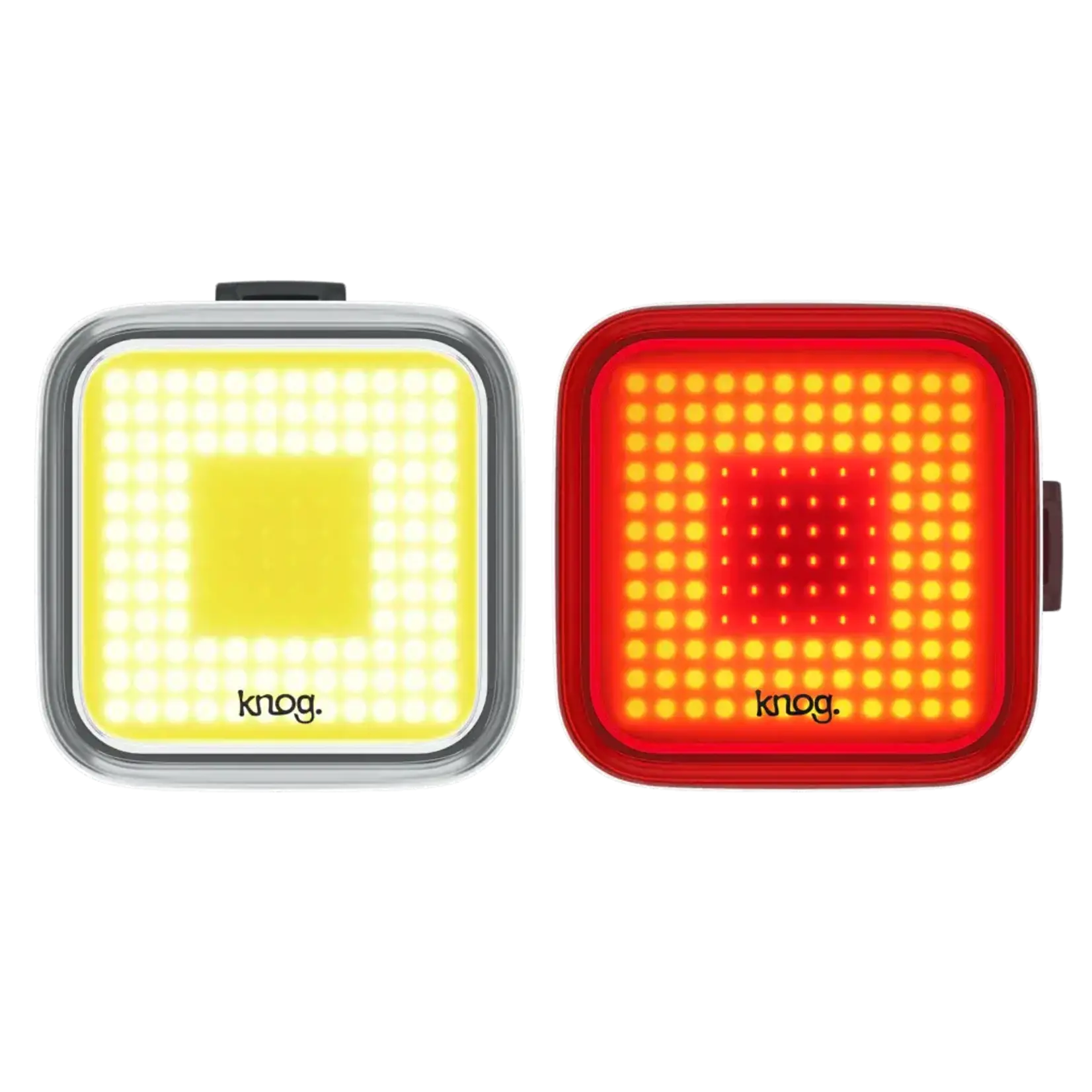 Knog Knog Blinder Square Front & Rear; lights twin pack