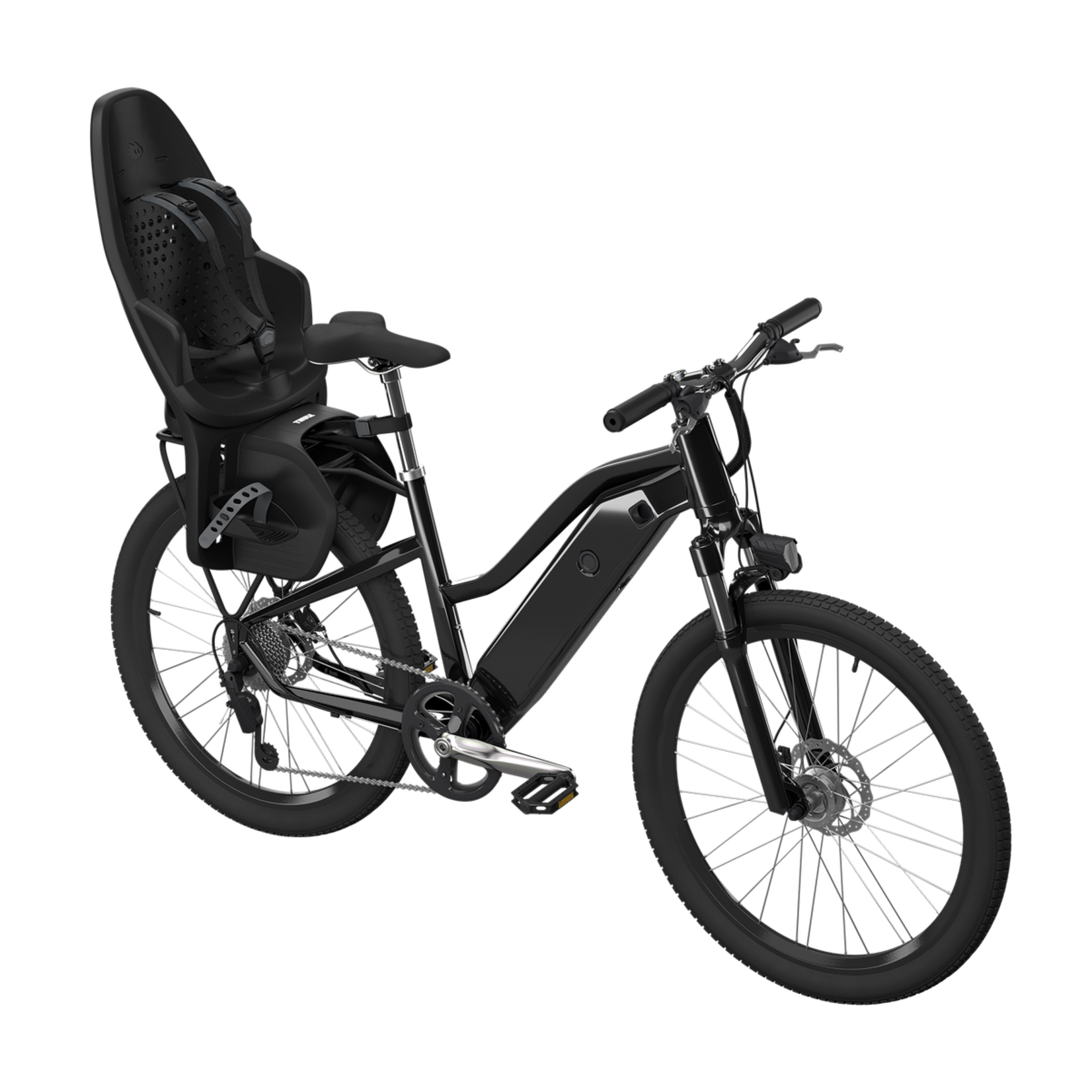 Thule Thule Yepp  Maxi 2 Child Bike Seat - MIK HD Rack Mount, Midnight Black
