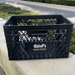 Milk Crate, 24 QT, Black