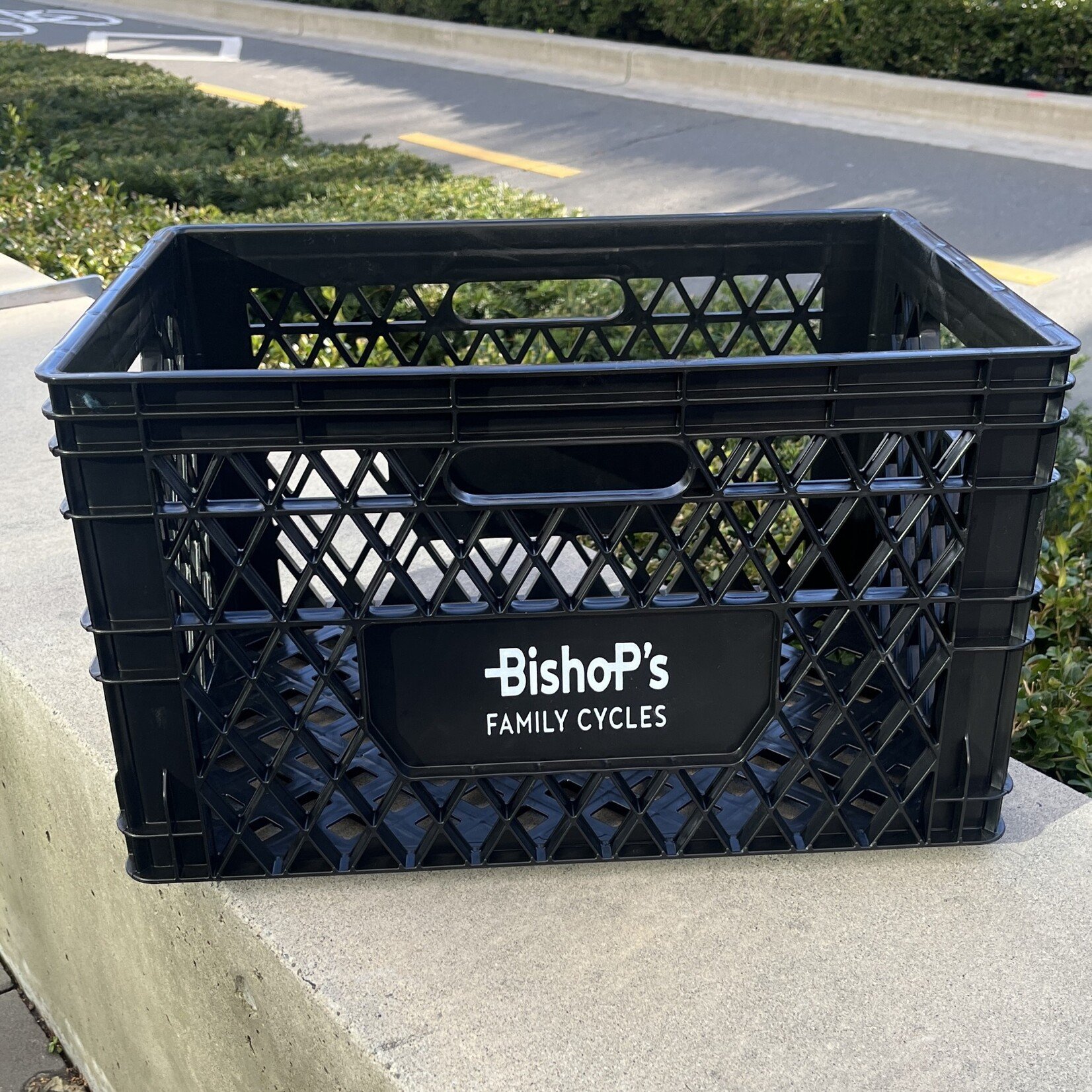 Milk Crate, 24 QT, Black