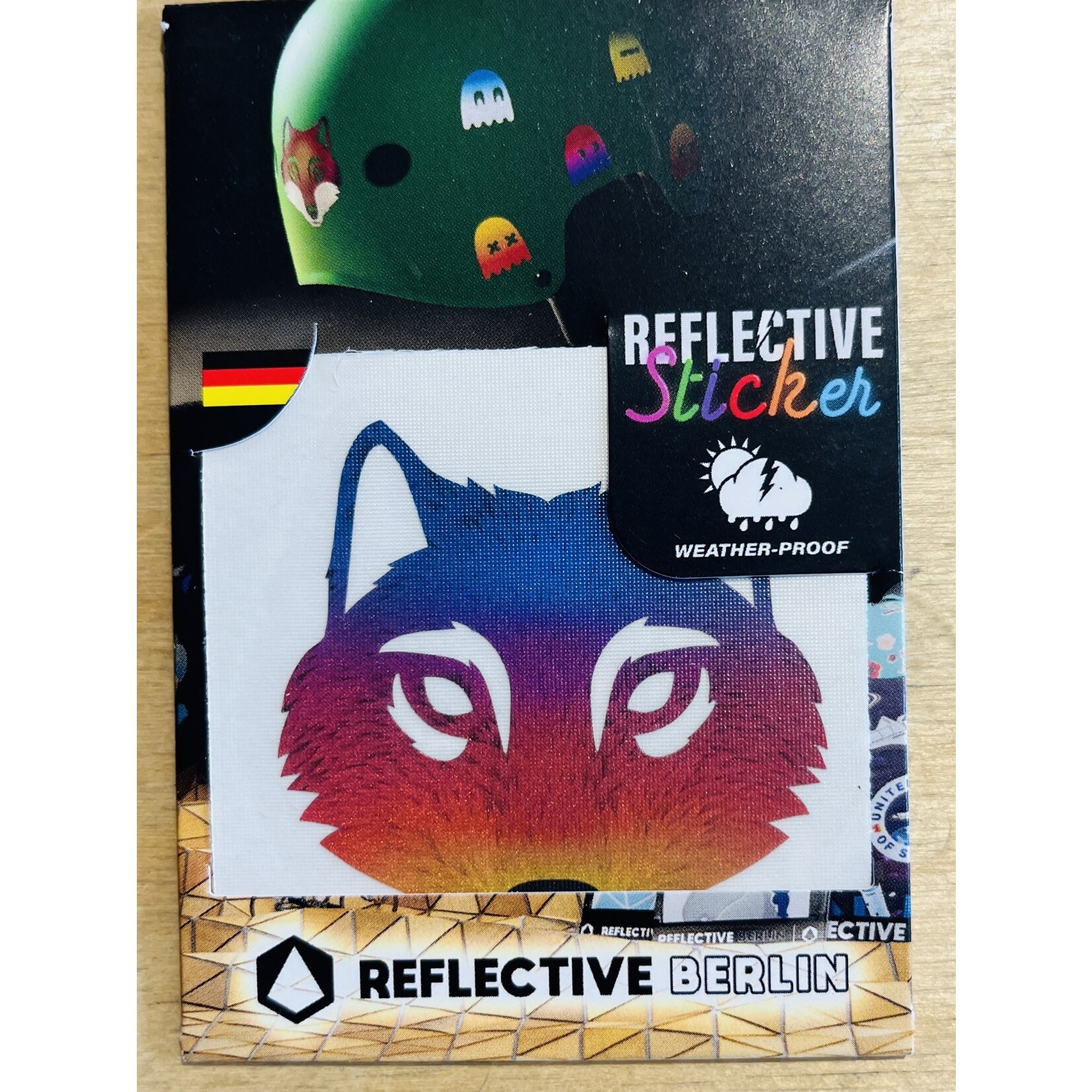 Fahrer Berlin Reflective Decal Wolf