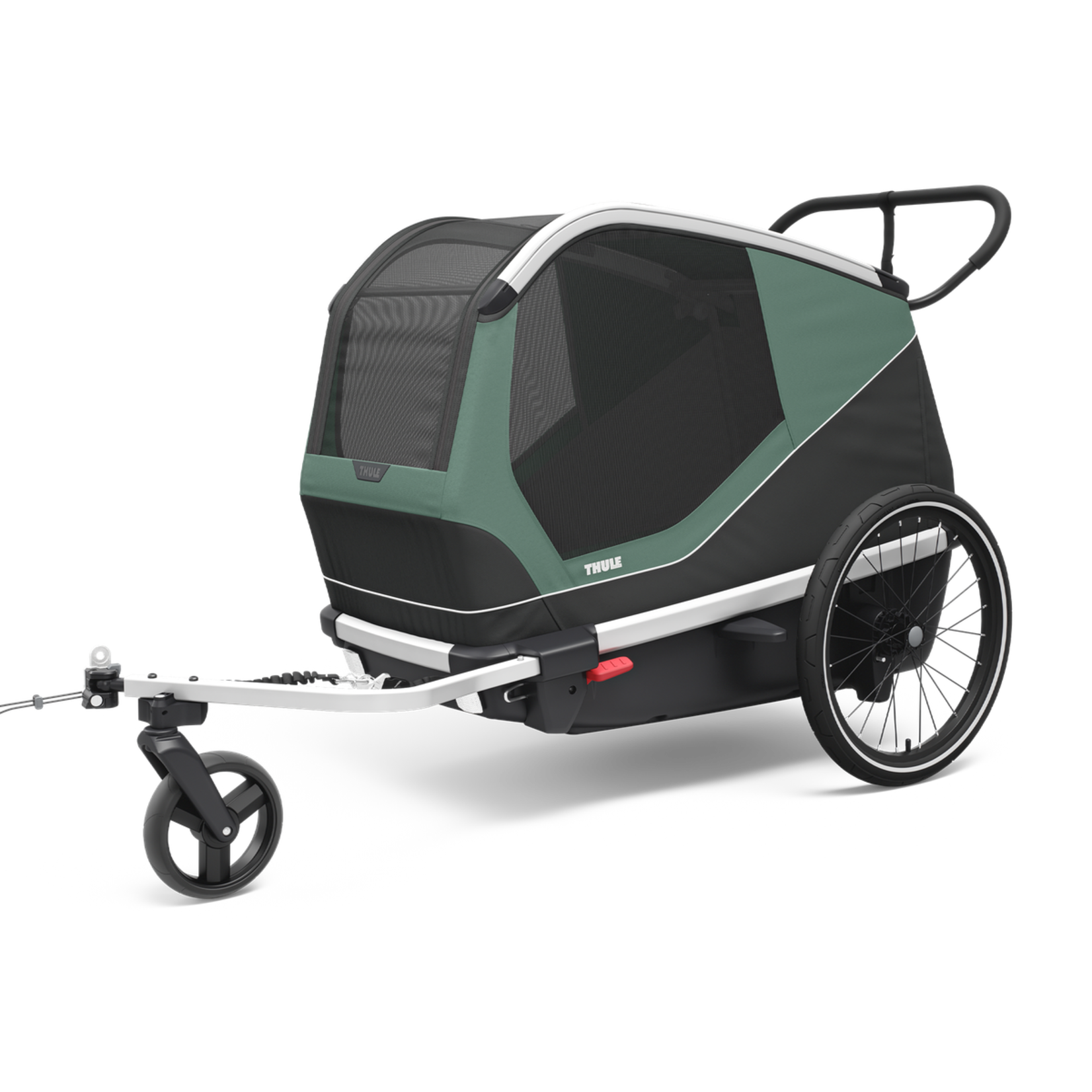 Thule Thule Bexey Hazy Pet Trailer, Green