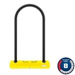 Abus Abus, 402, U-Lock, Key, 170x230mm, 6.7''x9'', Thickness in mm: 10mm, Yellow