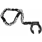 Kryptonite Kryptonite Ring Wheel Lock with Plug-In Chain - 5.5mm 120cm Chain Black