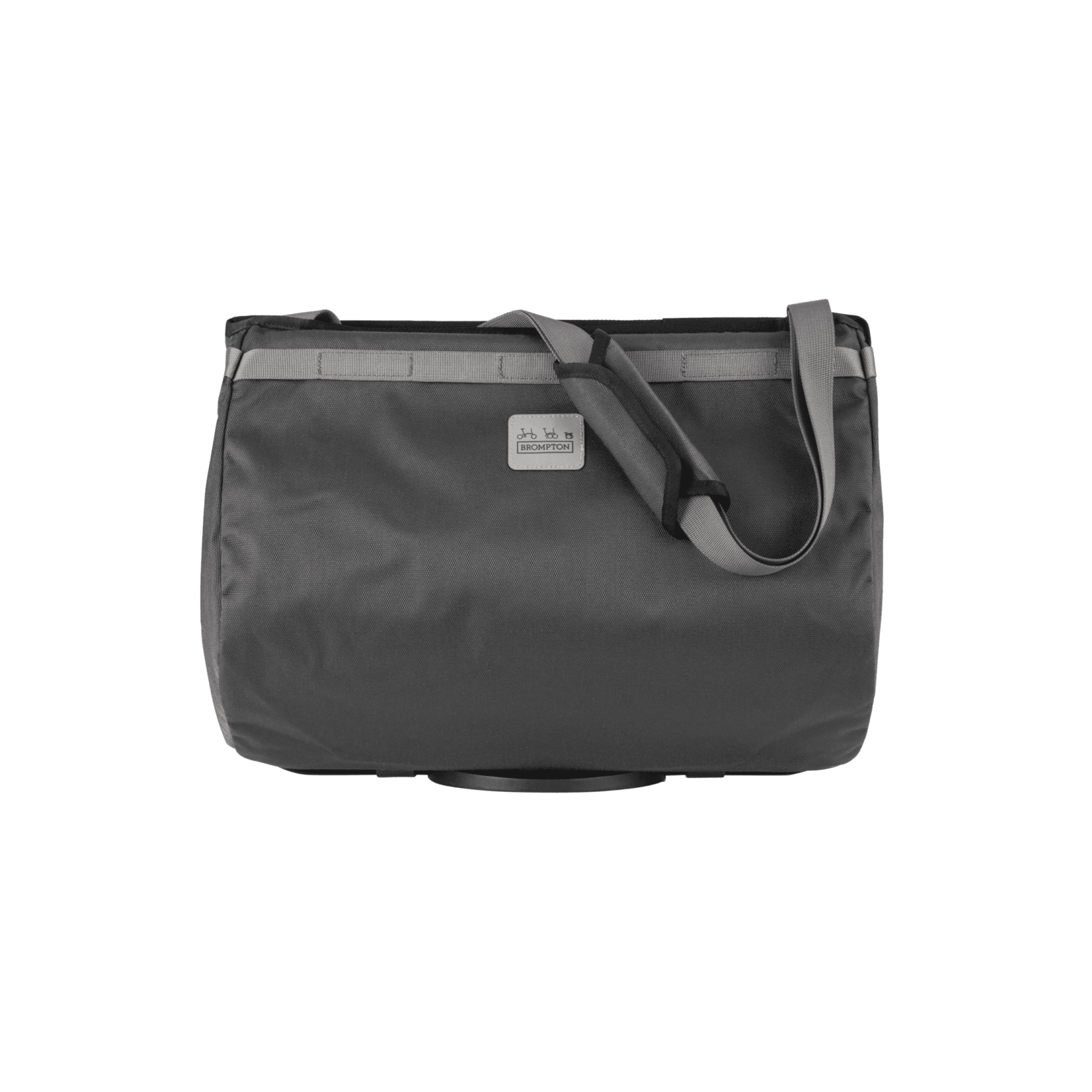 Brompton Brompton Borough Basket Bag, Large, Dark Grey w Frame