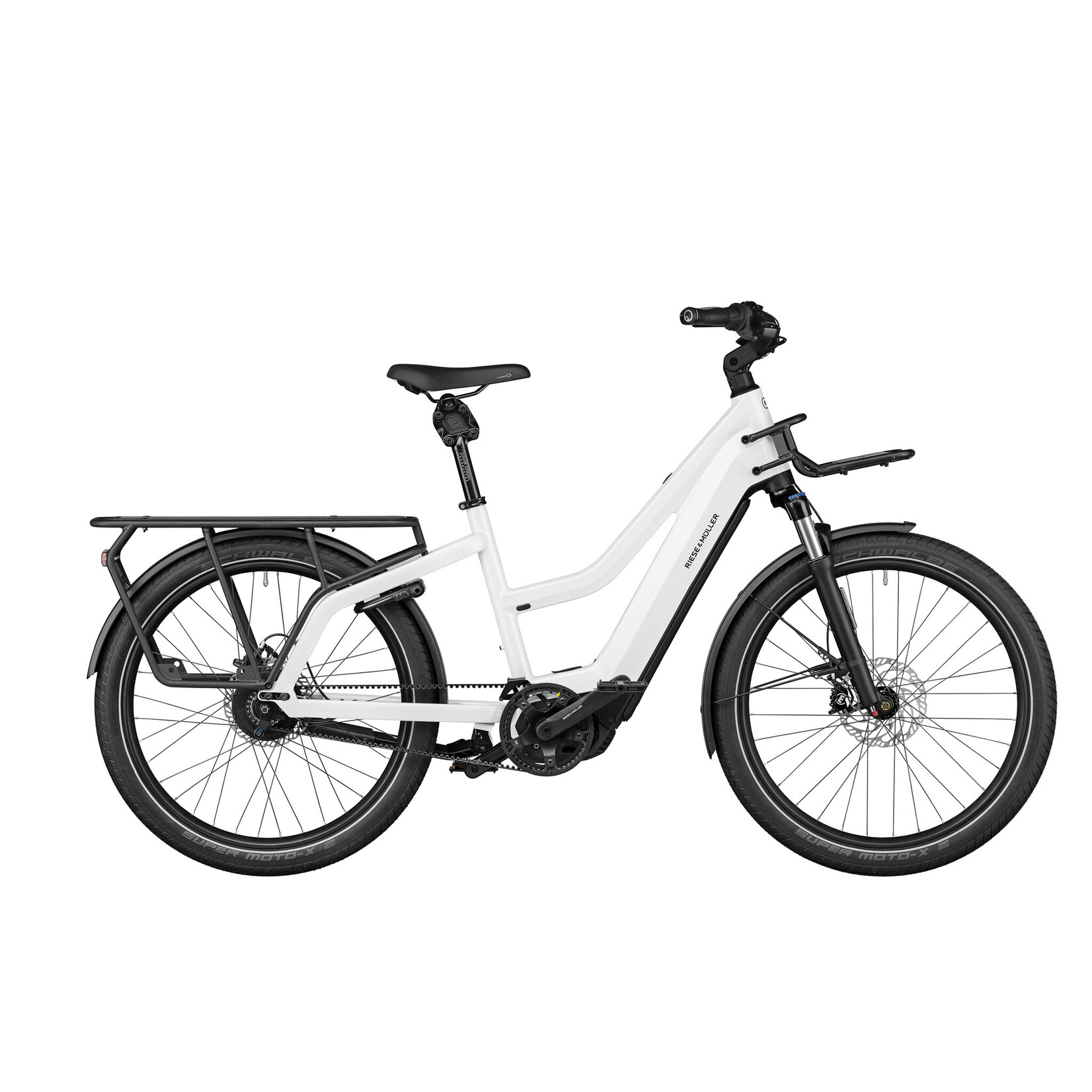 Riese & Muller Riese & Muller, Multicharger2 Mixte GT Vario Pearl White/Black Matte 47cm