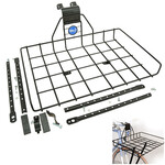 Wald, #257GB Multi-Fit Front Rack Black aka Pizza Delivery Basket 20-1/2" x 13" x 2