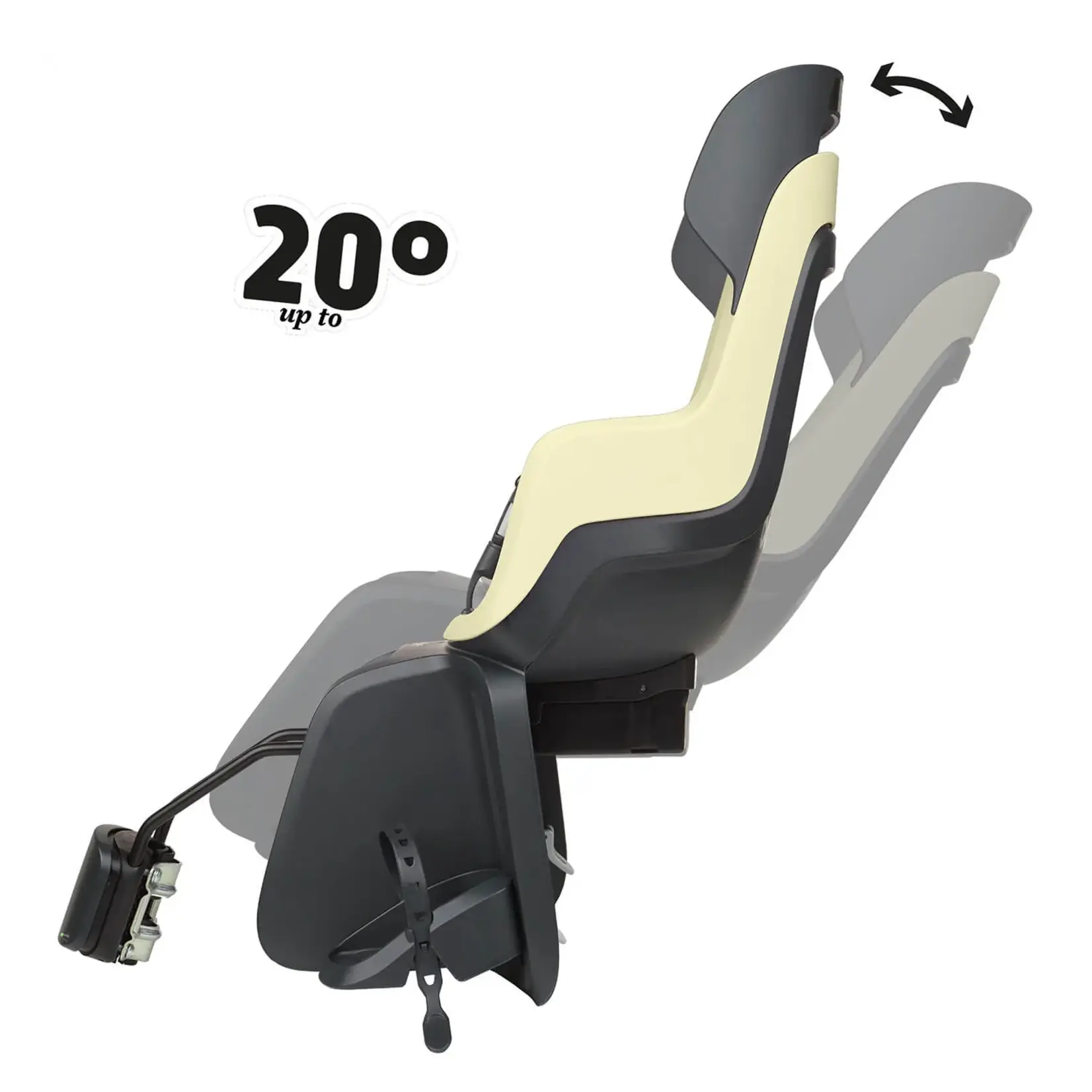 Bobike Bobike, GO Maxi Reclinable Rear Child Seat, frame mount