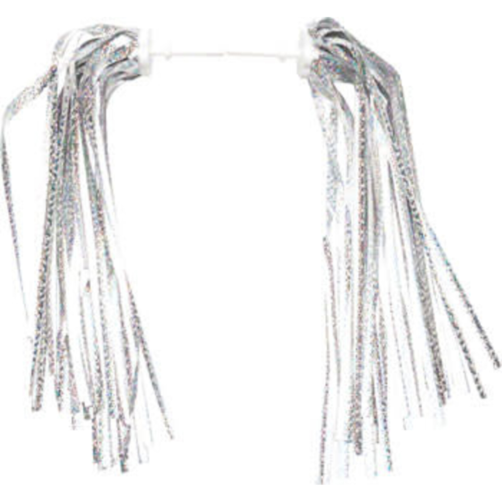 Dimension Kid's Bike Streamers: Silver-Platinum~ Pair