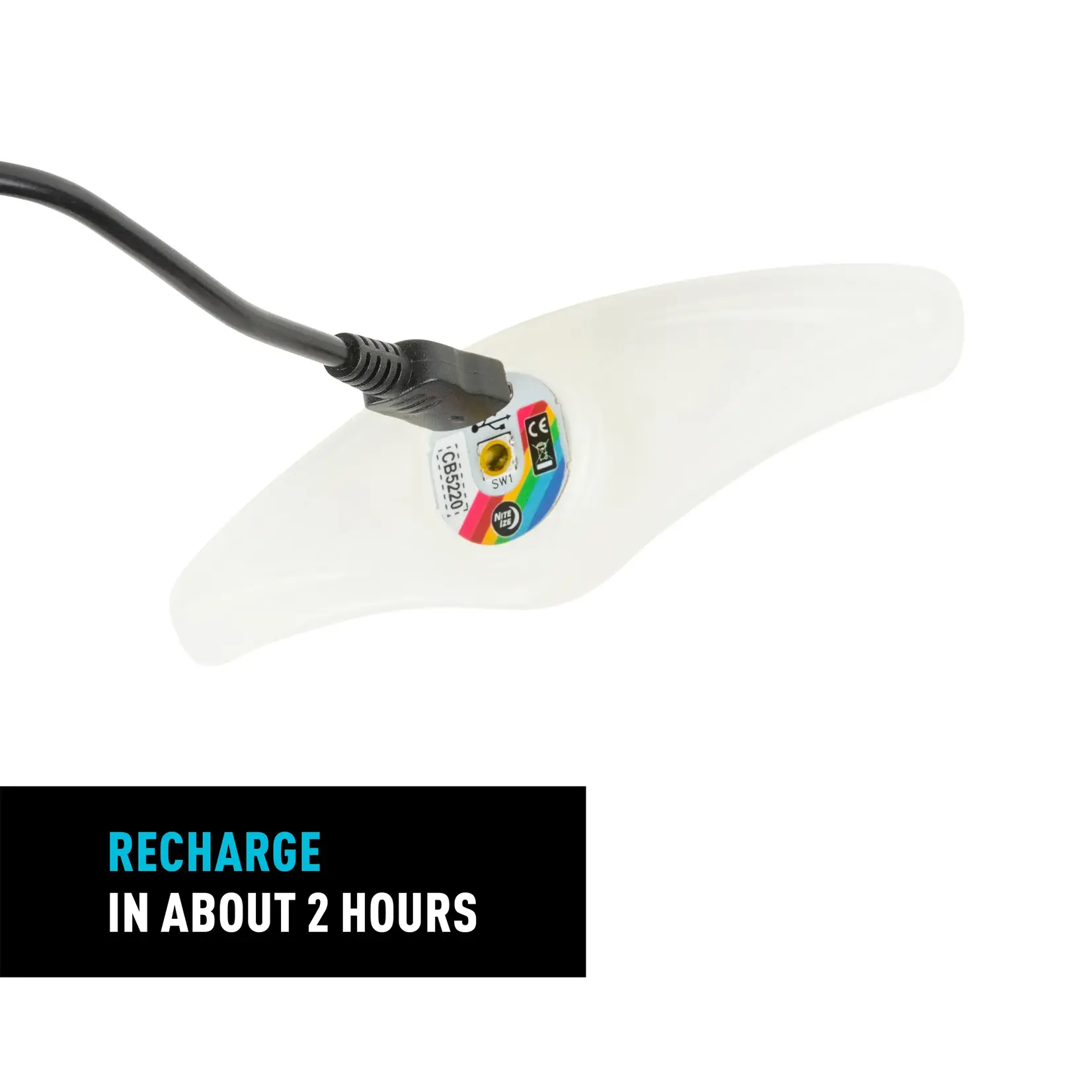 Nite Ize Nite Ize, Spokelit Small Rechargeable Disc-O Select