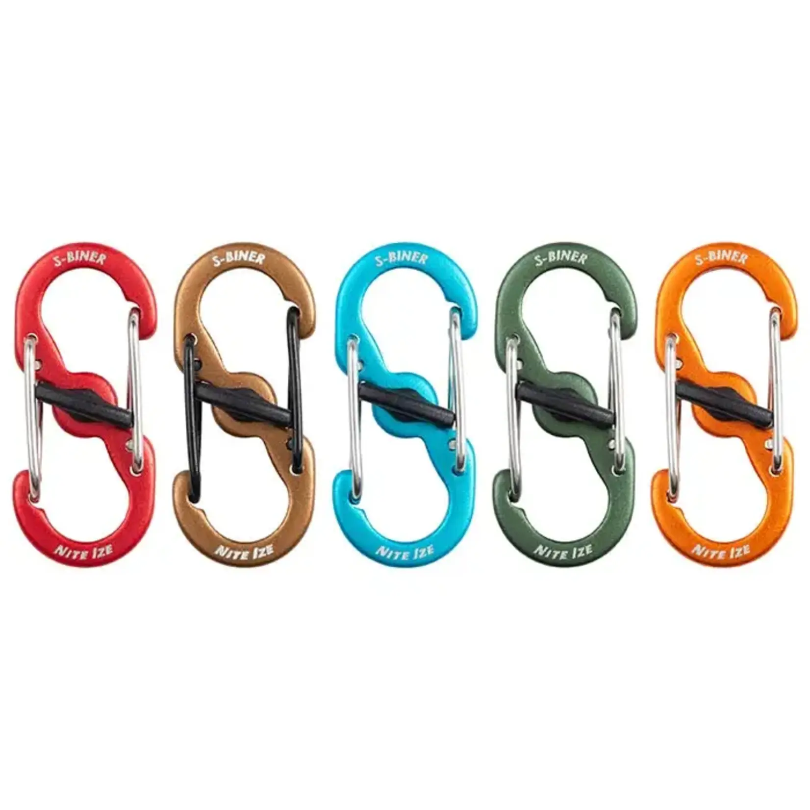 Nite Ize Nite Ize, S-Biner Microlock Aluminum 5 pack, assorted