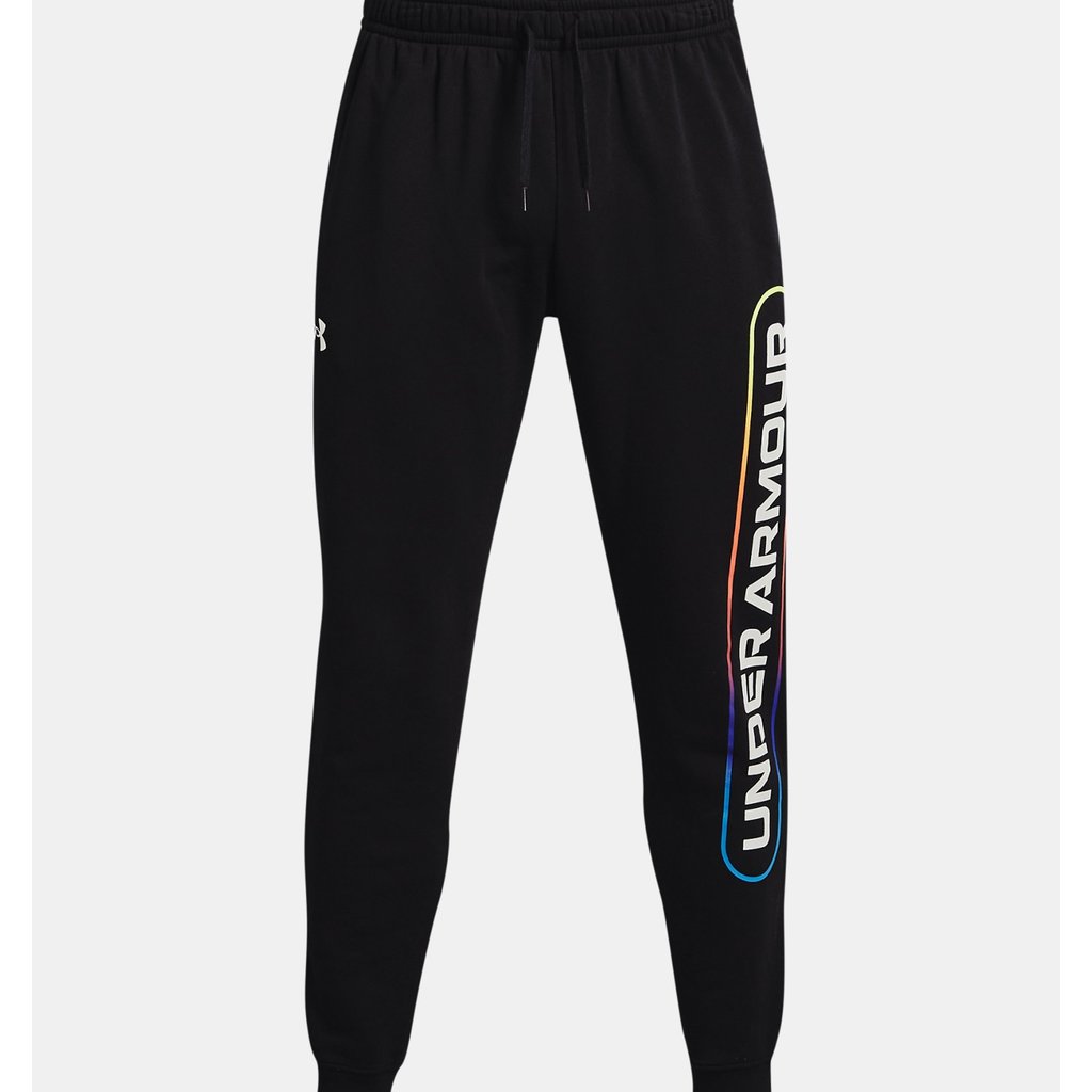 under armour rival fleece wordmark logo jogger