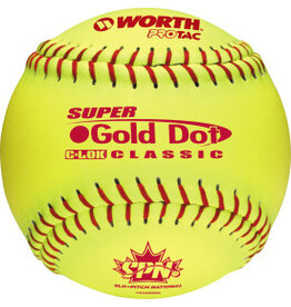 Worth Worth SPN Gold Dot 12" Dozen