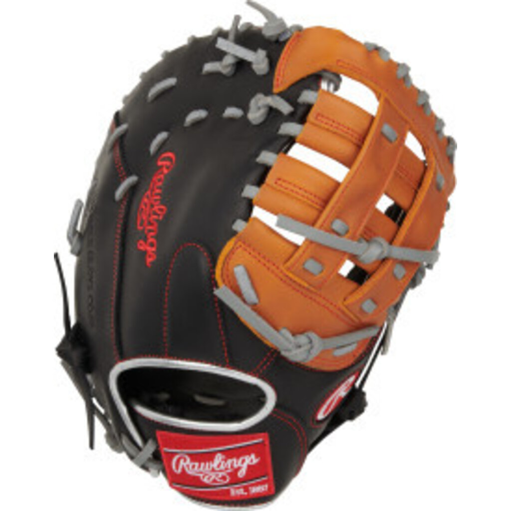 Rawlings Rawlings R9 Baseball CountoUR Series First Base Mitt 12" Glove | RHT | Outfield