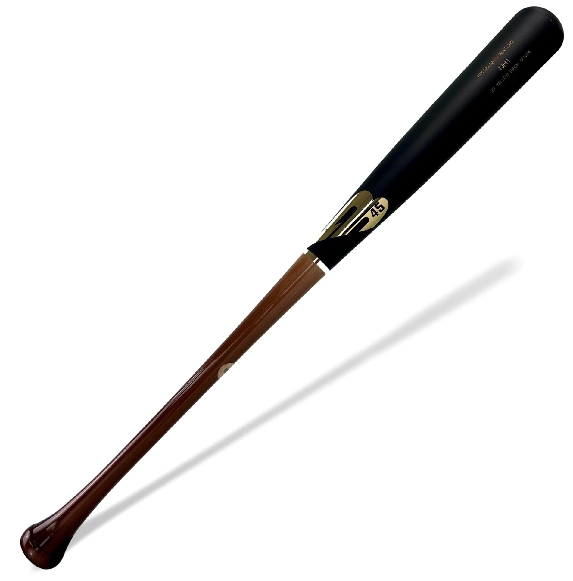 65 Inch Bat B45 NH1 Premium Wood Bat | Brown/Matte Blk - Hometown Sports Excellence