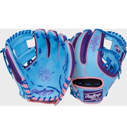 Rawlings Rawlings 11.5-inch Heart of the Hide ColorSync 9.0 Infield Glove | Columbia Blue/Purple | Right Hand Throw