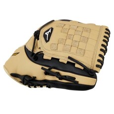 Mizuno Mizuno GFN1200B5 Franchise BB, Pitcher Baseball Glove, 12", Center Pocket Design, Tartan Web BLACK-TAN (R981)