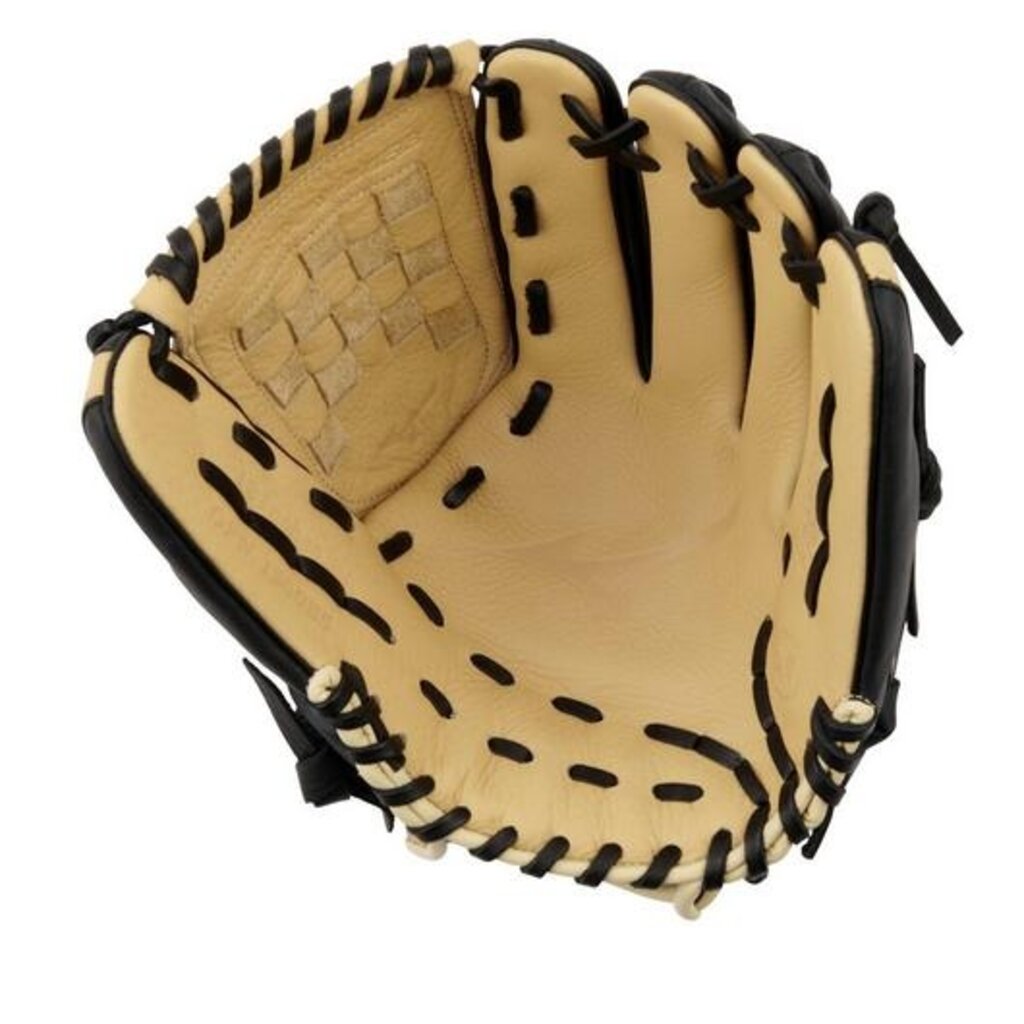 Mizuno Mizuno GFN1200B5 Franchise BB, Pitcher Baseball Glove, 12", Center Pocket Design, Tartan Web BLACK-TAN (R981)
