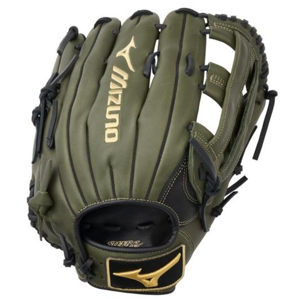 Mizuno Mizuno GMVP1278P4 MVP Prime BB, Outfielder Baseball Glove, 12.75", Center Pocket Design, H Web GREEN (RG40)