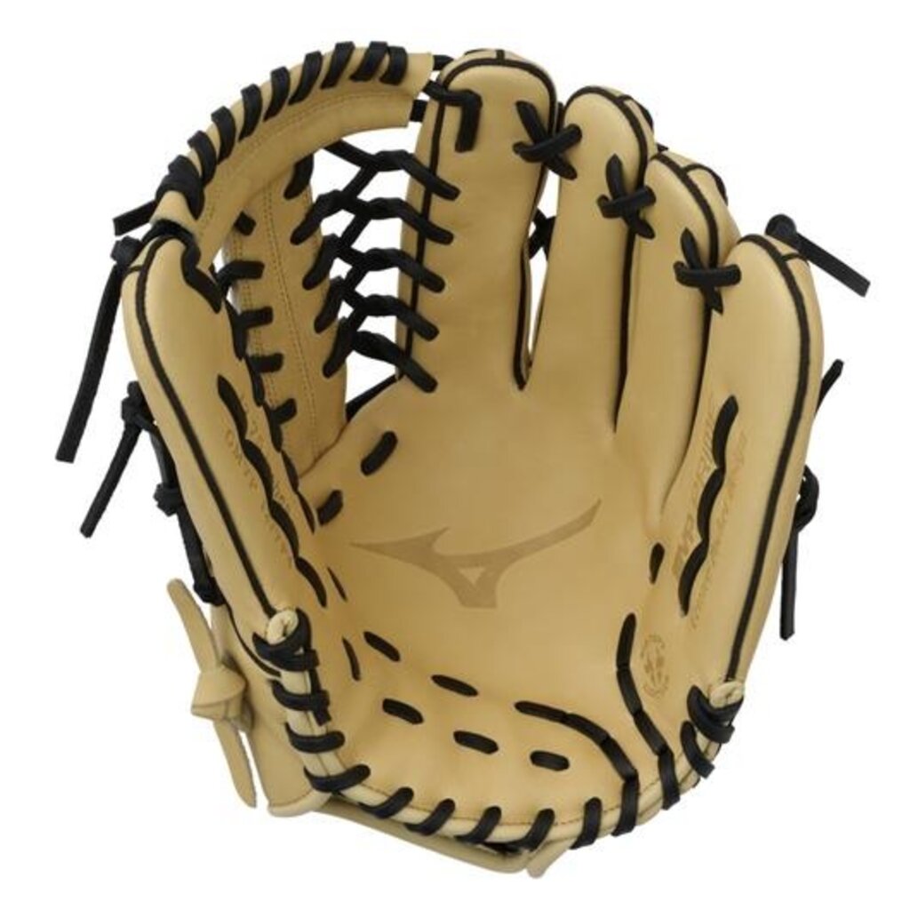 Mizuno Mizuno GMVP1277P4 MVP Prime BB, Outfielder Baseball Glove, 12.75", Center Pocket Design, Shock 2 Web CAMEL (FR82)