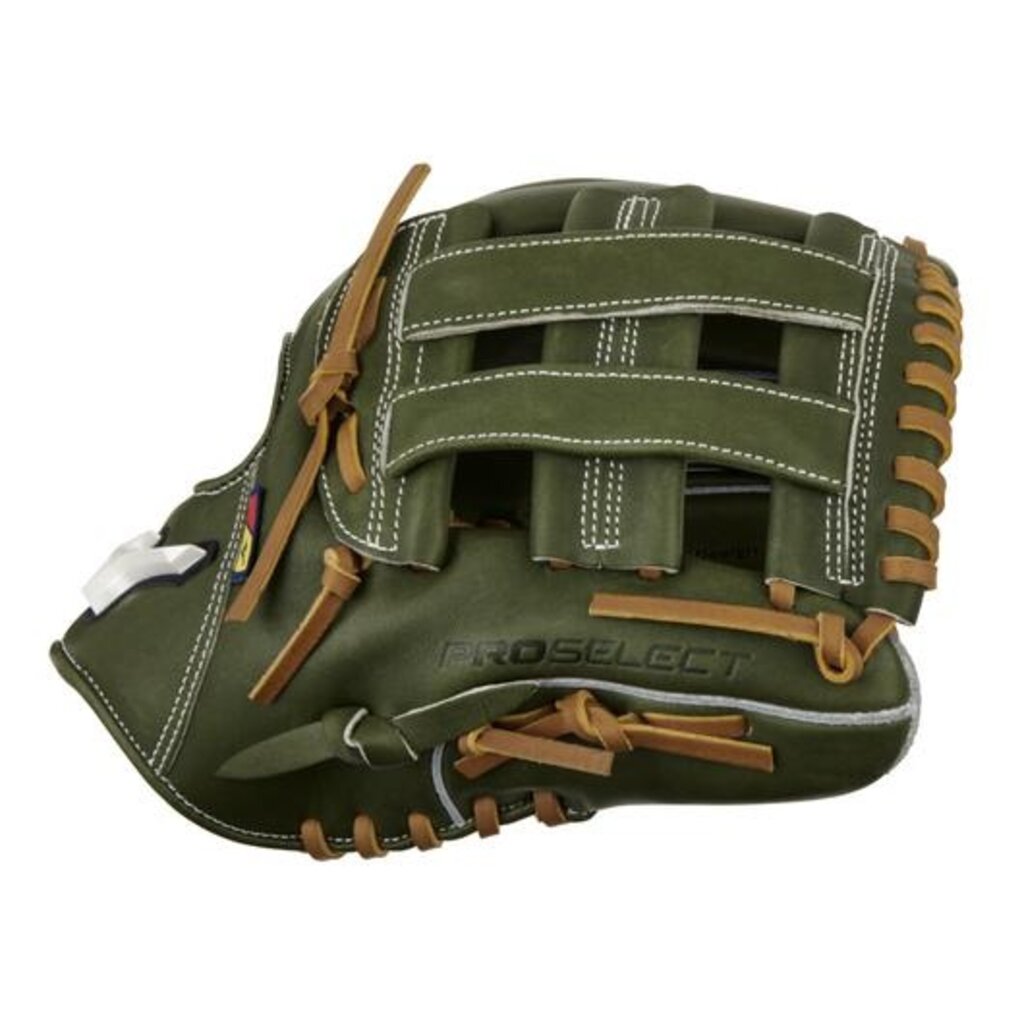 Mizuno Mizuno GPS-50D Pro Select Premium Infielder Baseball Glove, 11.75", Deep Pocket, H Web GREEN (RG40)