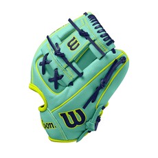 Wilson A2000 DP15SS 11.5" Baseball Glove – Seafoam/Optic Yellow, Pedroia Fit, Fall 2024