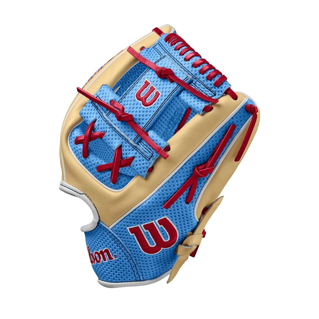 Wilson A2000 1975 11.75" Baseball Glove – Blonde/Sky Blue, Fall 2024, Spin Control Pro Stock Leather