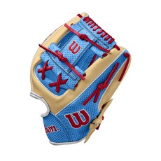 Wilson A2000 1975 11.75" Baseball Glove – Blonde/Sky Blue, Fall 2024, Spin Control Pro Stock Leather