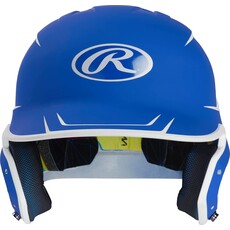 Rawlings Rawlings MACH 2-Tone Batting Helmet | Junior Size | Royal/White Shell with Enhanced Protection