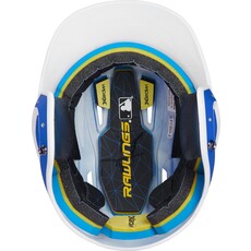 Rawlings Rawlings MACH 2-Tone Batting Helmet | Senior Size | Royal/White Shell with Advanced Impact Protection