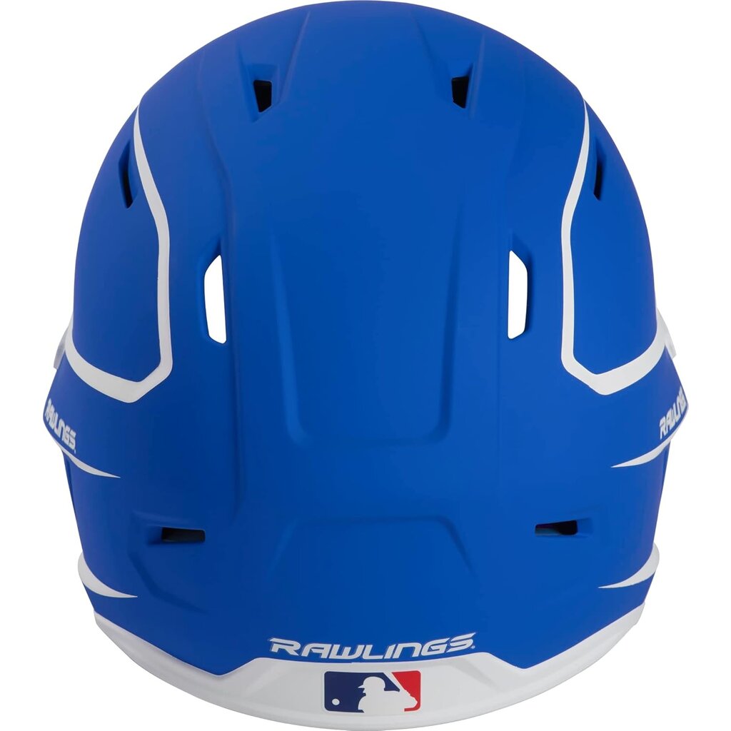 Rawlings Rawlings MACH 2-Tone Batting Helmet | Senior Size | Royal/White Shell with Advanced Impact Protection