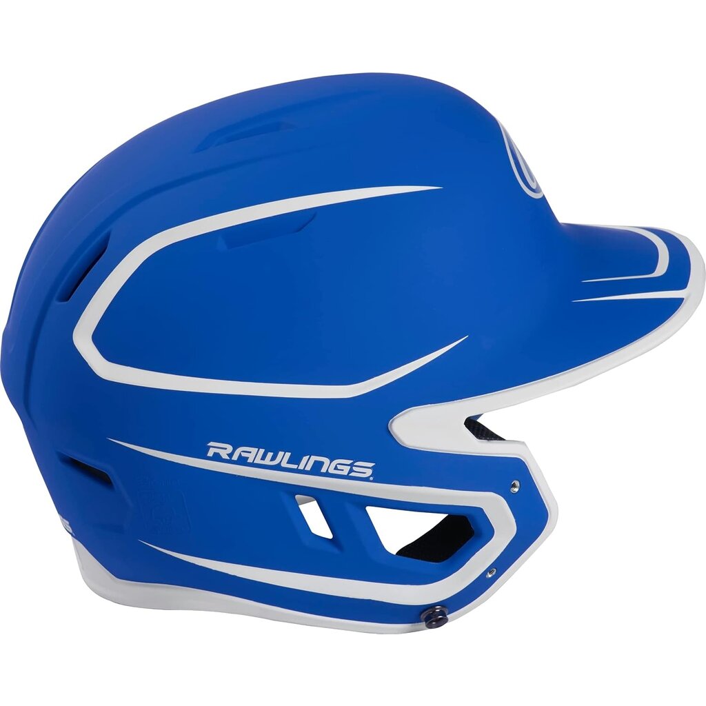 Rawlings Rawlings MACH 2-Tone Batting Helmet | Senior Size | Royal/White Shell with Advanced Impact Protection