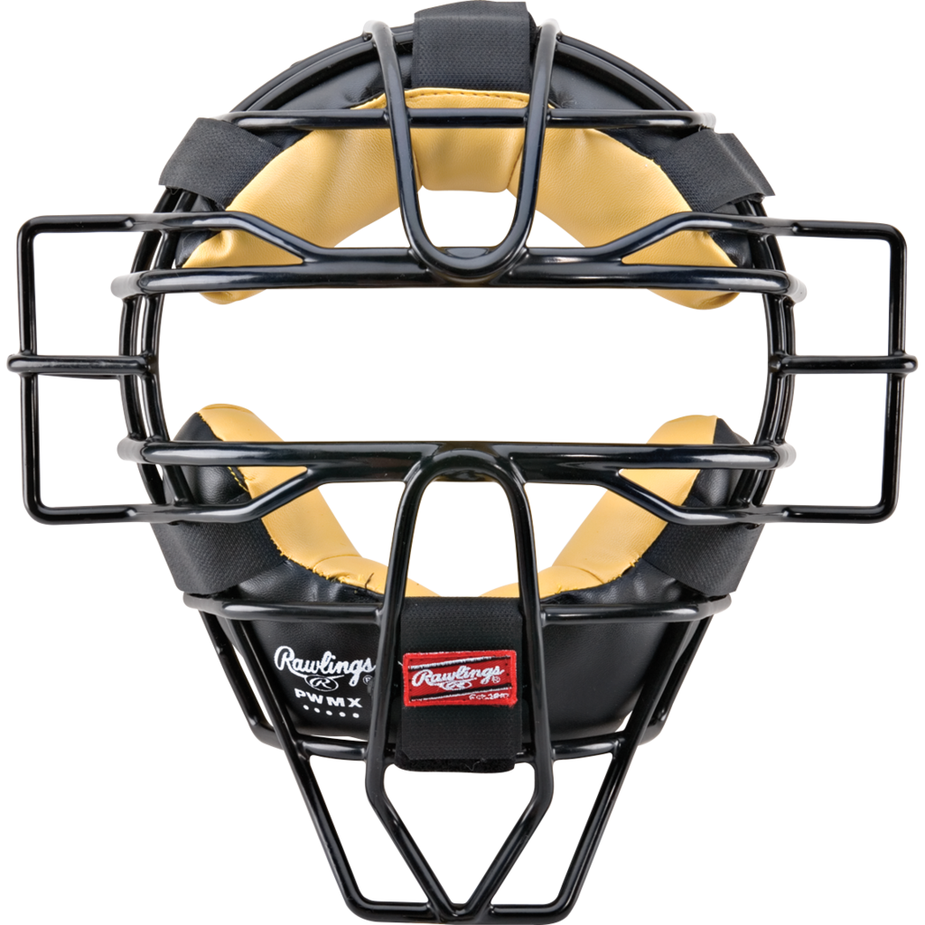 Rawlings Rawlings PWMX-B Catcher’s Face Mask | Lightweight Umpire & Catcher Protection with Pro Coverage