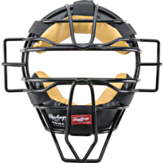 Rawlings Rawlings PWMX-B Catcher’s Face Mask | Lightweight Umpire & Catcher Protection with Pro Coverage