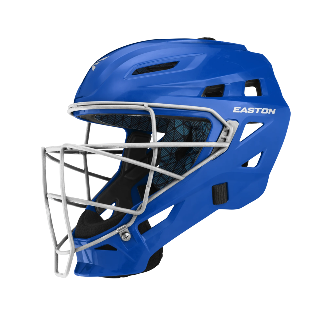 Easton Easton Gametime™ Catcher’s Helmet | Gloss Shell, Steel Cage, BioDri Liner | NOCSAE Certified