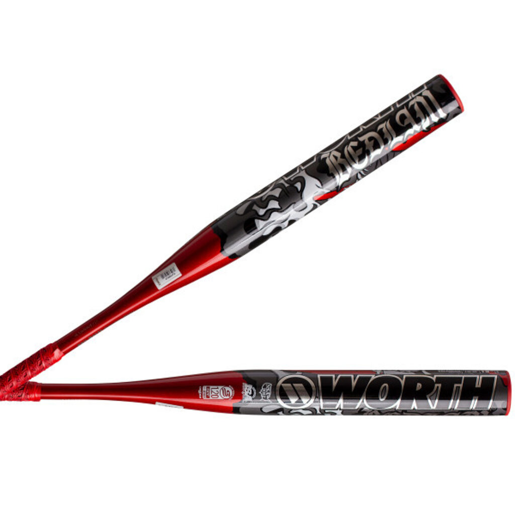 WORTH Bedlam Phil Matte Signature Slowpitch Bat – 1PC, 13" X868 Barrel, Balanced Swing Weight, USSSA/NSA/ISA Approved