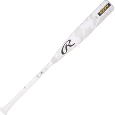 Rawlings 2025 Rawlings Icon -10 USSSA Youth Baseball Bat | Two-Piece Composite | Tuned Balanced Swing Weight | RevGrip | White Camo